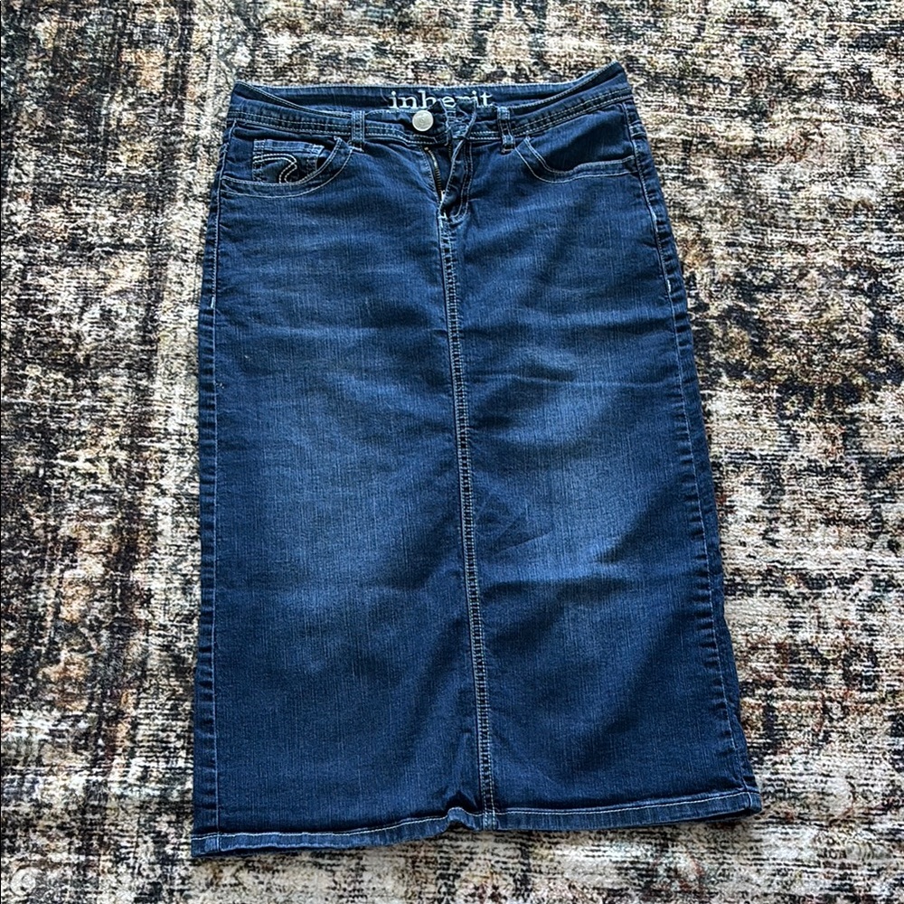 Jacki Denim Midi Skirt